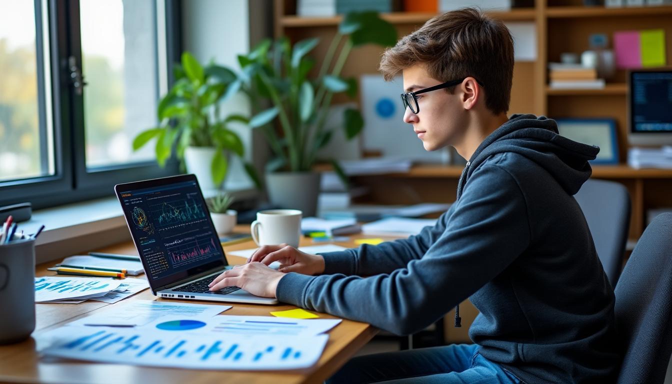 découvrez notre formation de data analyst à distance, proposée en partenariat avec pôle emploi. idéale pour les personnes en reconversion professionnelle, cette formation vous permettra d'acquérir les compétences essentielles pour réussir dans le domaine de l'analyse de données, tout en bénéficiant d'une flexibilité d'apprentissage adaptée à votre emploi du temps.