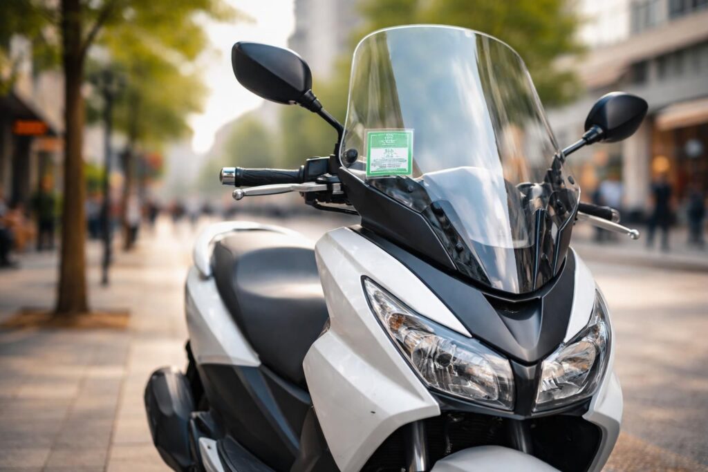 découvrez où placer correctement la vignette d’assurance sur votre scooter pour être en conformité avec la loi et éviter les amendes.