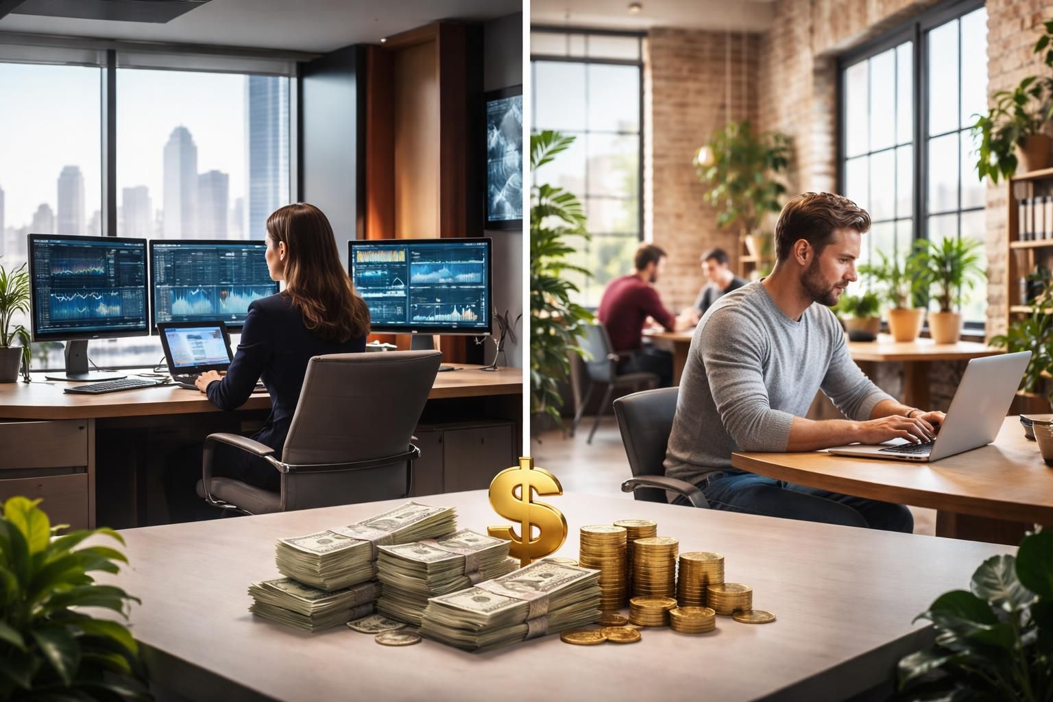 découvrez un comparatif détaillé des salaires des asset managers dans les grandes entreprises versus les start-ups et identifiez où la rémunération est la plus avantageuse.