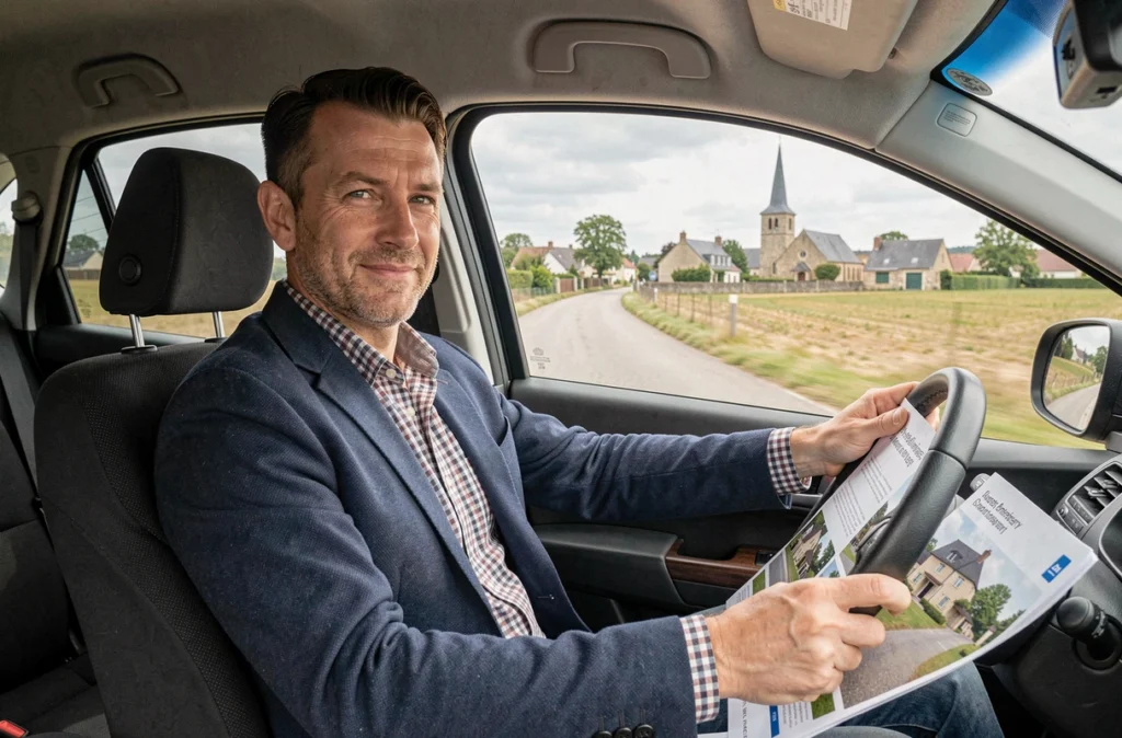 Agent Arthurimmo.com Montlhéry en route vers un bien dans une commune rurale du sud de l'Essonne